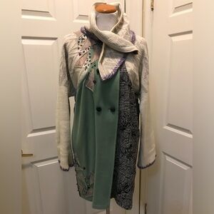 NEW FASHION COAT -exclusive collection , no other like that , M/L, wool